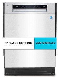 BLACK+DECKER 24" Built-In Dishwasher, 12 Place Settings