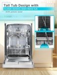 BLACK+DECKER 24" Built-In Dishwasher, 12 Place Settings