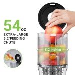 AMZCHEF Stainless Steel Slow Masticating Juicer