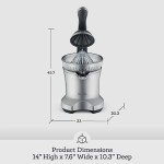 Breville Motorized Citrus Press Juicer - Silver