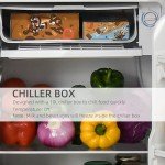 Compact 3.2 Cu.Ft Mini Fridge with Freezer