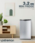 Upstreman 3.2 Cu.Ft Single Door Mini Fridge