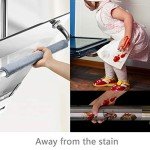 Set of 4 Gray Refrigerator Door Handle Covers