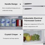 Galanz Retro Dual Door Refrigerator with Freezer