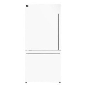 Forno 31" Milano White Bottom Freezer Refrigerator