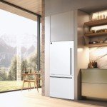 Forno 31" Milano White Bottom Freezer Refrigerator