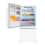 Forno 31" Milano White Bottom Freezer Refrigerator