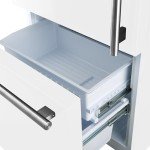 Forno 31" Milano White Bottom Freezer Refrigerator