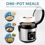 Aroma Digital Rice Cooker & Steamer with Ceramic Coating