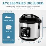 Aroma Digital Rice Cooker & Steamer with Ceramic Coating