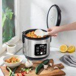 Aroma Digital Rice Cooker & Steamer with Ceramic Coating