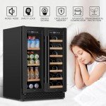 24-Inch Dual Zone Wine and Beverage Fridge