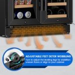 24-Inch Dual Zone Wine and Beverage Fridge