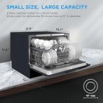 Midea Portable Energy Star Countertop Dishwasher - Black