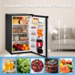 Midea 3.3 Cu. Ft. Silver Compact Refrigerator