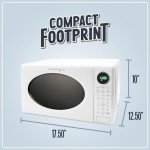 Retro 700-Watt Countertop Microwave Oven Bundle