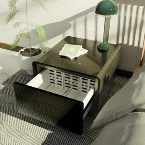 Gagawin Smart Fridge Side Table with Cooling Drawer