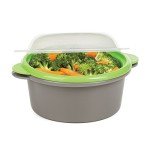 Mini Microwave Steamer by Progressive International, Gray