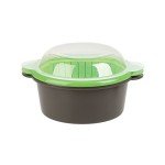 Mini Microwave Steamer by Progressive International, Gray