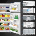 Stainless Steel 20 Cu. Ft. Top Freezer Refrigerator
