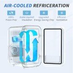 YASHE 6L Portable Mini Fridge for Drinks