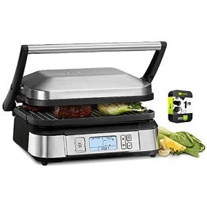 Cuisinart GR-6S Smokeless Contact Griddler Bundle