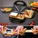Aigostar 2-in-1 Sandwich Maker and Panini Press
