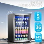 Antarctic Star 145 Can Beverage Refrigerator