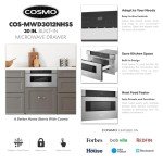 COSMO 30" Stainless Steel Microwave Drawer