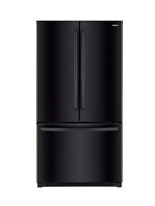 Winia 26.1 Cu.Ft French Door Refrigerator - Black