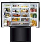 Winia 26.1 Cu.Ft French Door Refrigerator - Black