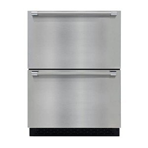 BRAMA 24-Inch Undercounter Beverage Refrigerator Freezer