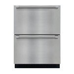 BRAMA 24-Inch Undercounter Beverage Refrigerator Freezer