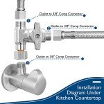 10 FT Stainless Steel Dishwasher Installation Kit