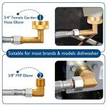 10 FT Stainless Steel Dishwasher Installation Kit