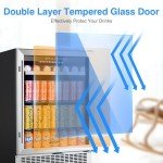 Bodega 24-Inch Under Counter Beverage Fridge