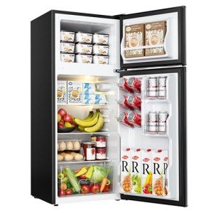EUHOMY 4.0 Cu.Ft Mini Fridge with Freezer