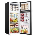EUHOMY 4.0 Cu.Ft Mini Fridge with Freezer