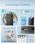 EUHOMY 4.0 Cu.Ft Mini Fridge with Freezer