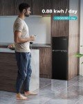 EUHOMY 4.0 Cu.Ft Mini Fridge with Freezer