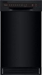 Frigidaire 18" Compact Front Control Dishwasher - Black