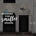 Frigidaire 18" Compact Front Control Dishwasher - Black