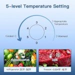 BANGSON 4.0 Cu.Ft Compact Refrigerator with Freezer