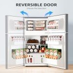 Antarctic Star 3.2 Cu.Ft Mini Refrigerator with Freezer