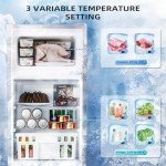 Antarctic Star 3.2 Cu.Ft Mini Refrigerator with Freezer