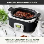 GreenPan Elite 6QT Programmable Electric Slow Cooker