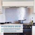 30" Akicon Built-in Range Hood Insert, 600 CFM