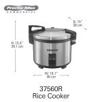 Proctor Silex 60-Cup Rice Cooker and Warmer