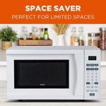 Commercial CHEF CHM770W Countertop Microwave Oven, White
