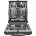 GE Top Control Stainless Steel Dishwasher with Sanitize Cycle